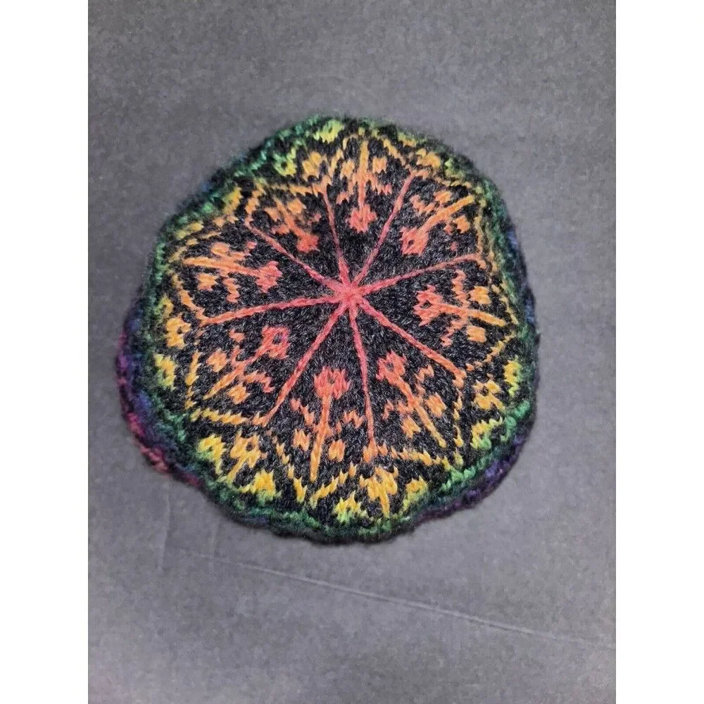 Handmade colorful hand